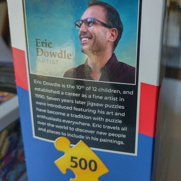 🧩NEW🧩 COSTCO Exclusive 500 Piece ERIC DOWDLE puzzle UNOPENED NWT The Treasure - Picture 2 of 4